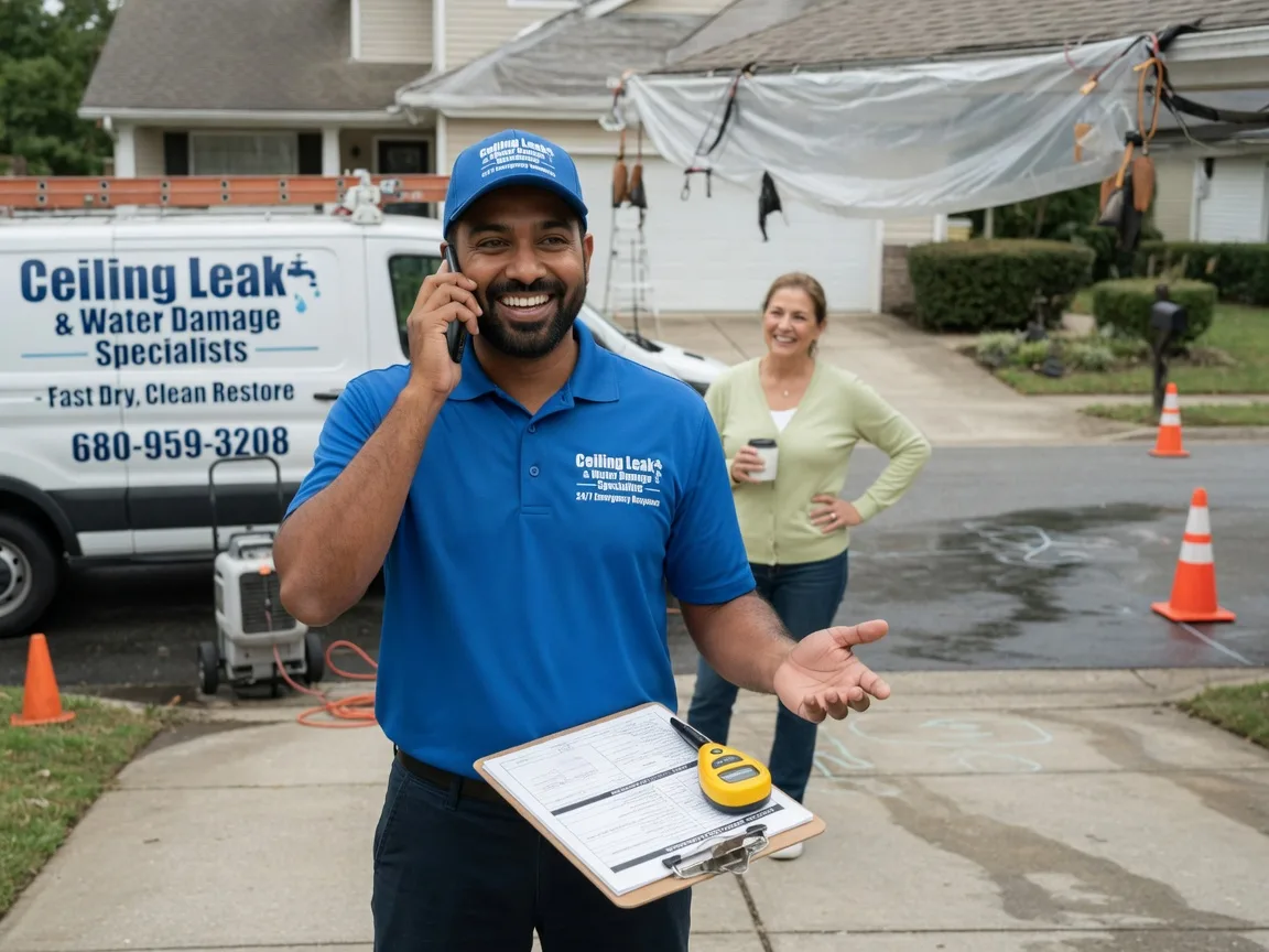 Ceiling Leak Cleanup Dayton, IA FAQs
